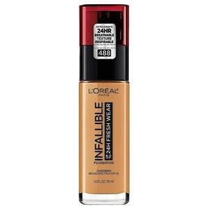 L'Oreal 488 Caramel Infallible Fresh Wear Foundation 1oz